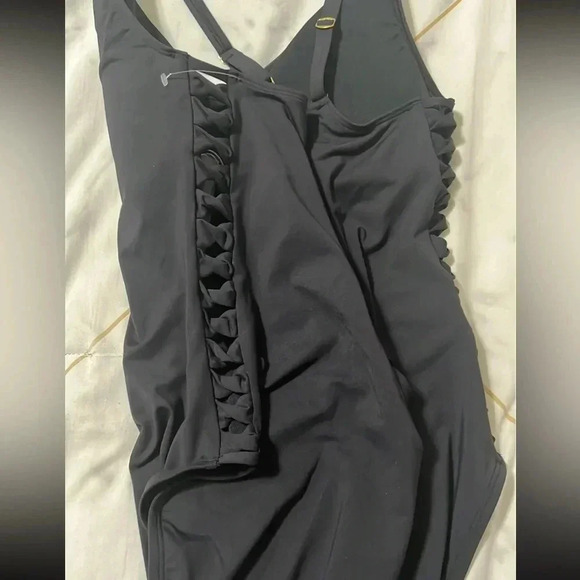 Bleu Rod Beattie Twister Lace Down One Piece Size - Picture 11 of 12